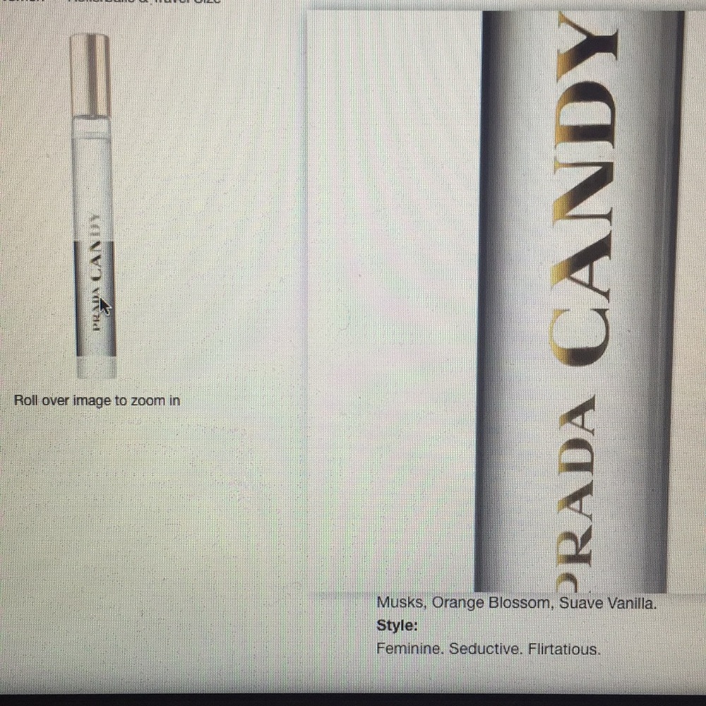 Prada Candy Kiss rollerball fragrance